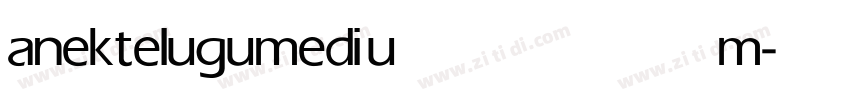 anektelugu medium字体转换